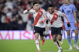 River ganó, gustó y goleó y es líder de la Liga Profesional (Fuente: Fotobaires)