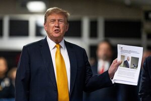 Trump decidió no declarar en el cierre del juicio por sobornos a una exactriz porno (Fuente: AFP)