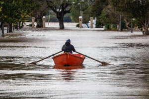Inundaciones en Uruguay: casi 3 mil evacuados  (Fuente: EFE)