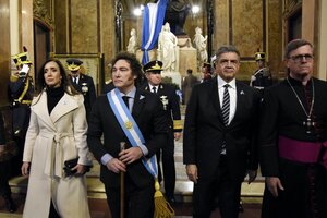 Javier Milei y un acto en Córdoba sin Pacto ni Ley Bases (Fuente: NA)