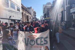 Marcha universitaria por el boleto estudiantil