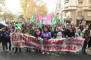 Contra los lesbicidios, y en homenaje a Norita (Fuente: Sebastián Granata)