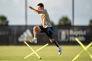 La Selección dio la cara: práctica abierta en Miami y contra Ecuador, los titulares