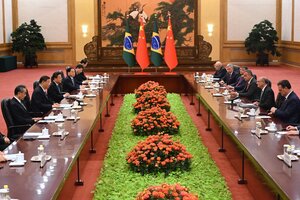 China y Brasil profundizaron sus relaciones bilaterales con la firma de 15 acuerdos (Fuente: AFP)