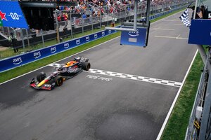 Fórmula 1: Max Verstappen se quedó con el GP de Canadá (Fuente: AFP)