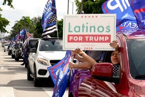 Estados Unidos: Trump presentó una coalición para buscar el voto latino (Fuente: AFP)