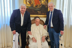 El Papa Francisco recibió a los secretarios de la Federación Argentina de Trabajadores de Luz y Fuerza