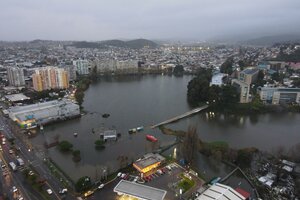 Decretan estado de “catástrofe” en Chile por un fuerte temporal (Fuente: AFP)