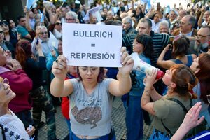 Los detalles de la oscura persecución orquestada por Bullrich frente al Congreso  (Fuente: Télam)