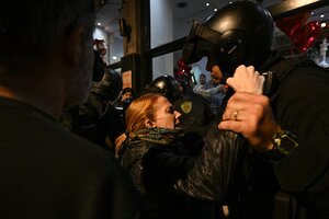 La criminalización de la protesta pone en riesgo a la democracia   (Fuente: AFP)
