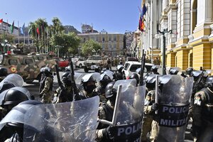 Intento de golpe de Estado en Bolivia (Fuente: AFP)
