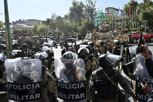 El gobierno de Bolivia sofocó un intento de golpe de Estado
