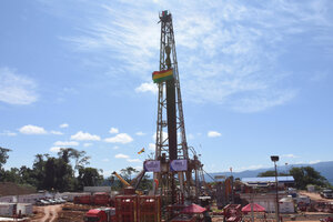 Bolivia prevé invertir 400 millones de dólares en su nuevo "megapozo" de gas (Fuente: EFE)
