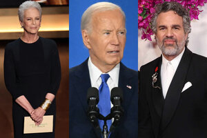 Joe Biden, afuera: la reacción de Hollywood a la baja de su candidatura presidencial (Fuente: AFP)
