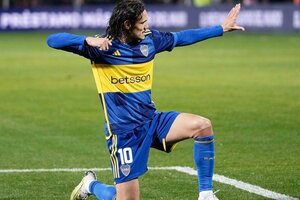 Liga Profesional: Boca le ganó 3 a 0 a Banfield con goles de Cavani, Merentiel y Saralegui (Fuente: NA)