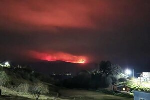 Impresionante incendio forestal en Tafí del Valle ya consumió más de 1.200 hectáreas (Fuente: Gobierno de Tucumán)