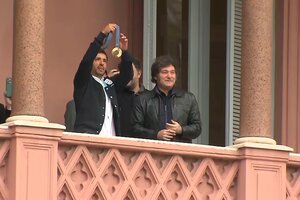 Un "Maligno" en Casa Rosada  (Fuente: Captura de pantalla)