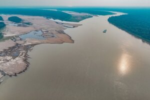 Se seca el río Madeira, en la frontera entre Brasil y Bolivia