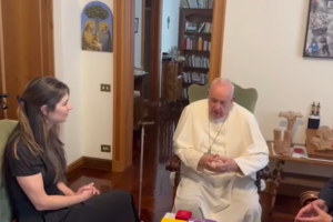 Los detalles del encuentro entre el Papa Franciso y Anita Fernández: "Me dijo que mantengamos las banderas"