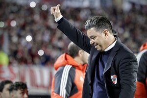 Liga Profesional: River celebró el regreso de Gallardo, pero no le pudo ganar a Huracán (Fuente: Fotobaires)