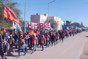 El hambre en el Impenetrable, marcha y acampe de las comunidades