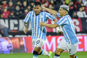 A Racing le salió una y es puntero; a Newell's no le sale nada (Fuente: Fotobaires)