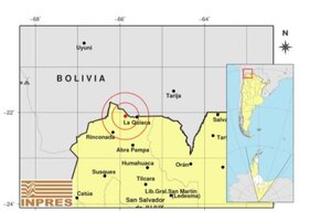 Un sismo de 5,5 de sintió en Jujuy