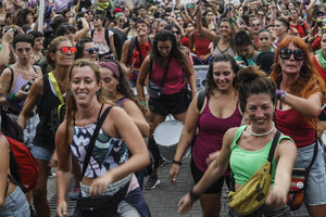 Las mujeres no pueden no ser feministas (Fuente: Leandro Teysseire)