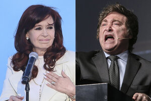 CFK versus Milei, reflejo de las dos Argentinas (Fuente: Imagen web)