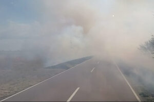 Las precauciones por el humo en la ruta (Fuente: Imagen web)