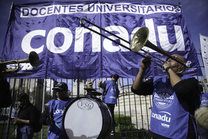 Marcha universitaria: "Estamos acá para defender el futuro"  (Fuente: NA)