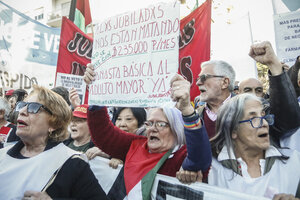 Jubilados en lucha, un nuevo sujeto social (Fuente: Leandro Teysseire)