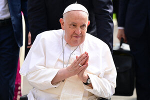 El Papa volvió a mostrar su interés en viajar a la Argentina  (Fuente: AFP)