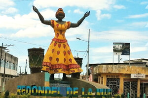 Homenaje a la mujer afroecuatoriana en San Lorenzo: un monumento de resistencia y cultura (Fuente: Imagen web)