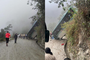 Un micro cayó en Machu Picchu: hay dos argentinos heridos  (Fuente: Redes sociales)