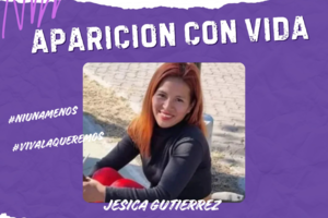 La Asamblea Feminista se sumó al reclamo por la aparición con vida de Jesica Gutiérrez