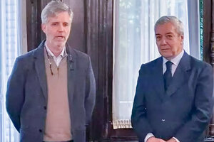 El jefe de la SIDE fue al Congreso y dijo que no había tocado los fondos reservados (Fuente: Capturas de video)