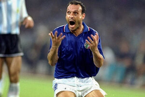 Murió Toto Schillaci, goleador de Italia 90