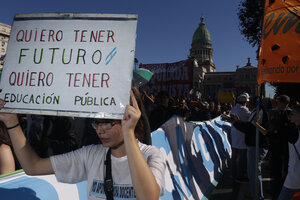 Paro universitario: Argentina sale a la calle contra el veto de Javier Milei (Fuente: Leandro Teysseire)