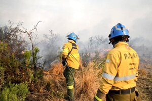 Incendios en Córdoba: cómo sigue el operativo de combate del fuego este sábado (Fuente: Redes sociales)