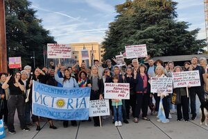 La protesta contra Milei llegó a Suiza (Fuente: Imagen web)