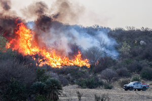 Córdoba en alerta con tres focos de incendio todavía activos (Fuente: AFP)