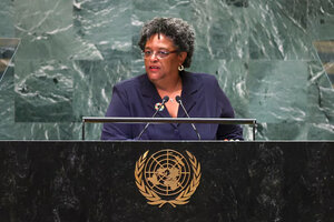 Mia Mottley desafía a Netanyahu en la ONU: justicia para Palestina y reparaciones por la esclavitud