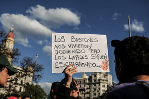 "El veto en el culo" (Fuente: Guadalupe Lombardo)