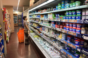 Las ventas en supermercados cayeron 8,8 por ciento interanual en marzo de 2021