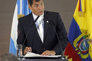 Rafael Correa: "Si es necesario que sea candidato ahi estaré"