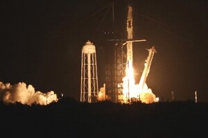SpaceX lanzó con éxito la tercera misión tripulada a la Estación Espacial Internacional