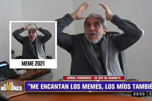 Anibal Fernández: “La grieta es un neologismo inventado por el ruin de Macri”