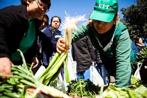 La UTT entregará más de 15 mil kilos de verduras a las familias de la toma de Guernica
