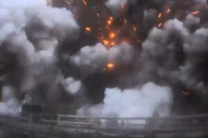 Impresionante explosión en una siderúrgica de San Nicolás